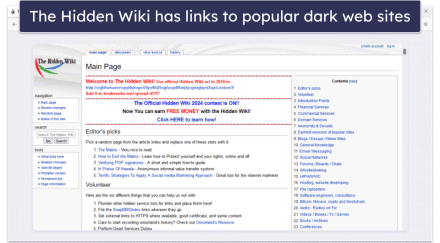 best dark web links